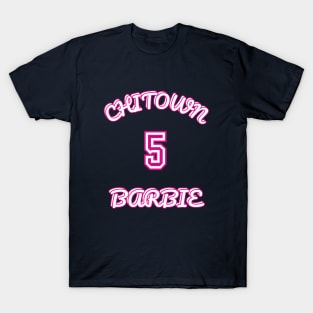 Angel Reese Chitown Barbie Chicago Sky 5 T-Shirt